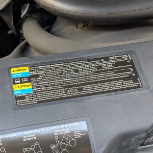 Replacement GM AC Label Decal 15206697