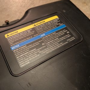 Replacement GM AC Label Decal 15103173